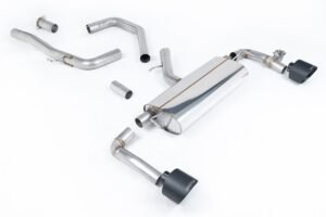 Milltek Exhaust – Hyundai i30 N Performance 2.0 T-GDi (280PS – Facelift OPF/GPF Models Only) Particulate Filter-back Exhaust Black tail pipes