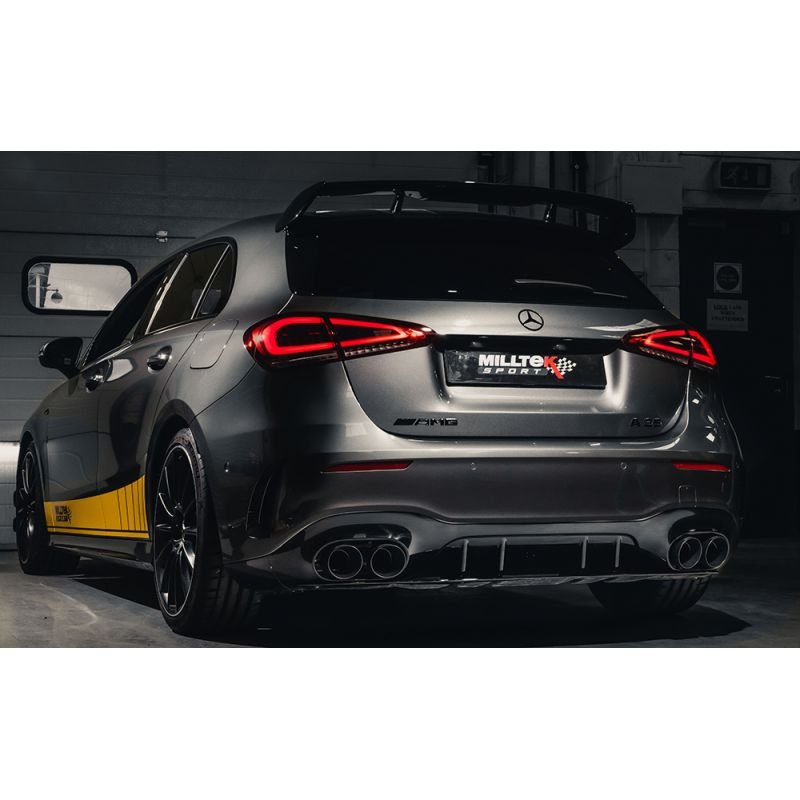 Milltek Exhaust – Mercedes A-Class A35 AMG 2.0 Turbo Polished Tailpipe Tips For Exhaust - Image 2