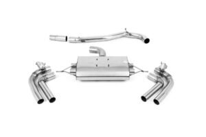 Milltek Exhaust – Seat Cupra Formentor 2.0TFSI 4Drive 310PS Particulate Filter-back Exhaust with black tail pipes