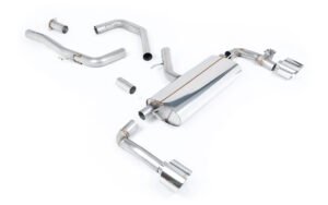 Milltek Exhaust – Hyundai i30 N Performance 2.0 T-GDi (280PS – Facelift OPF/GPF Models Only) Particulate Filter-back Exhaust Polished tail pipes