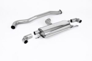 Toyota Yaris GR Gen 1  3" NON - Resonated OPF back  Exhaust Burnt Titanium trim
