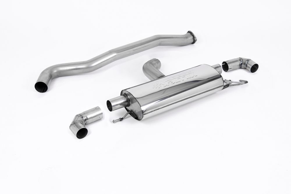 Toyota Yaris GR Gen 1 3" NON - Resonated OPF back Exhaust Burnt Titanium trim