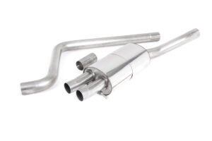 Milltek Polo GTI exhaust SSXVW501 with polished GT-90 trims