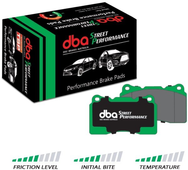 Brake Kit - Street Series T2 Slotted & Street Performance Brake Pads (2x DBA601S + DB1521SP) - Image 3