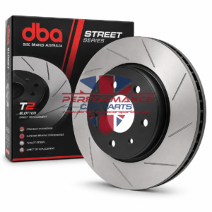 DBA2723S Street Series T2 rear slotted brake disc for Toyota Land Cruiser V8 200 Series