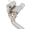 3″ Twin Cat-Back System, 304 Stainless Steel
