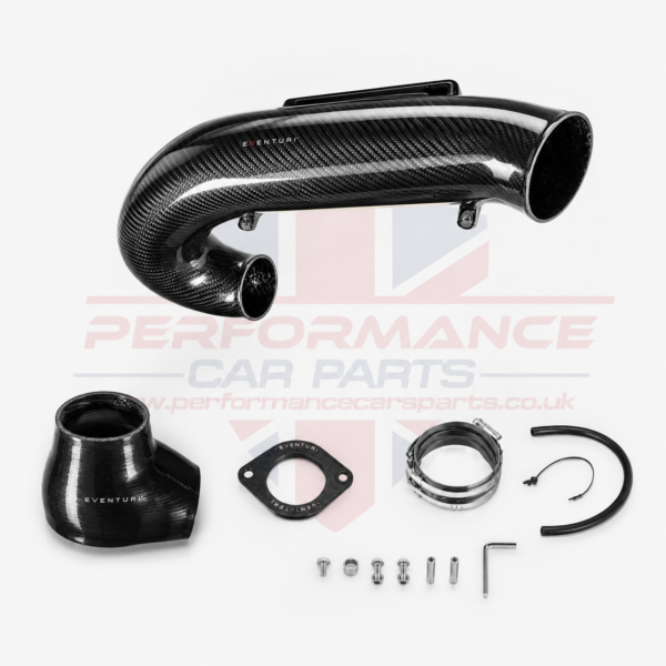Eventuri V3 oversized carbon turbo tube for Honda Civic Type R FK8 K20C1