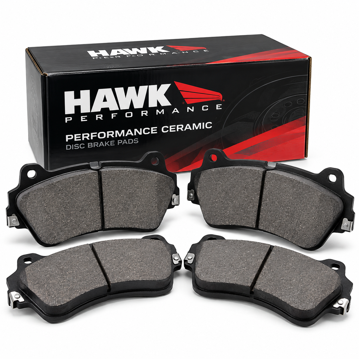 Hawk Performance HB667Z.622 ceramic front brake pads for Porsche 911 996 997