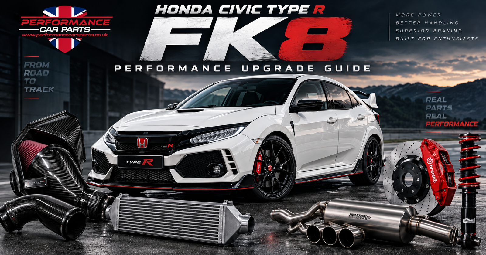 Honda Civic Type R FK8 performance parts and upgrades UK