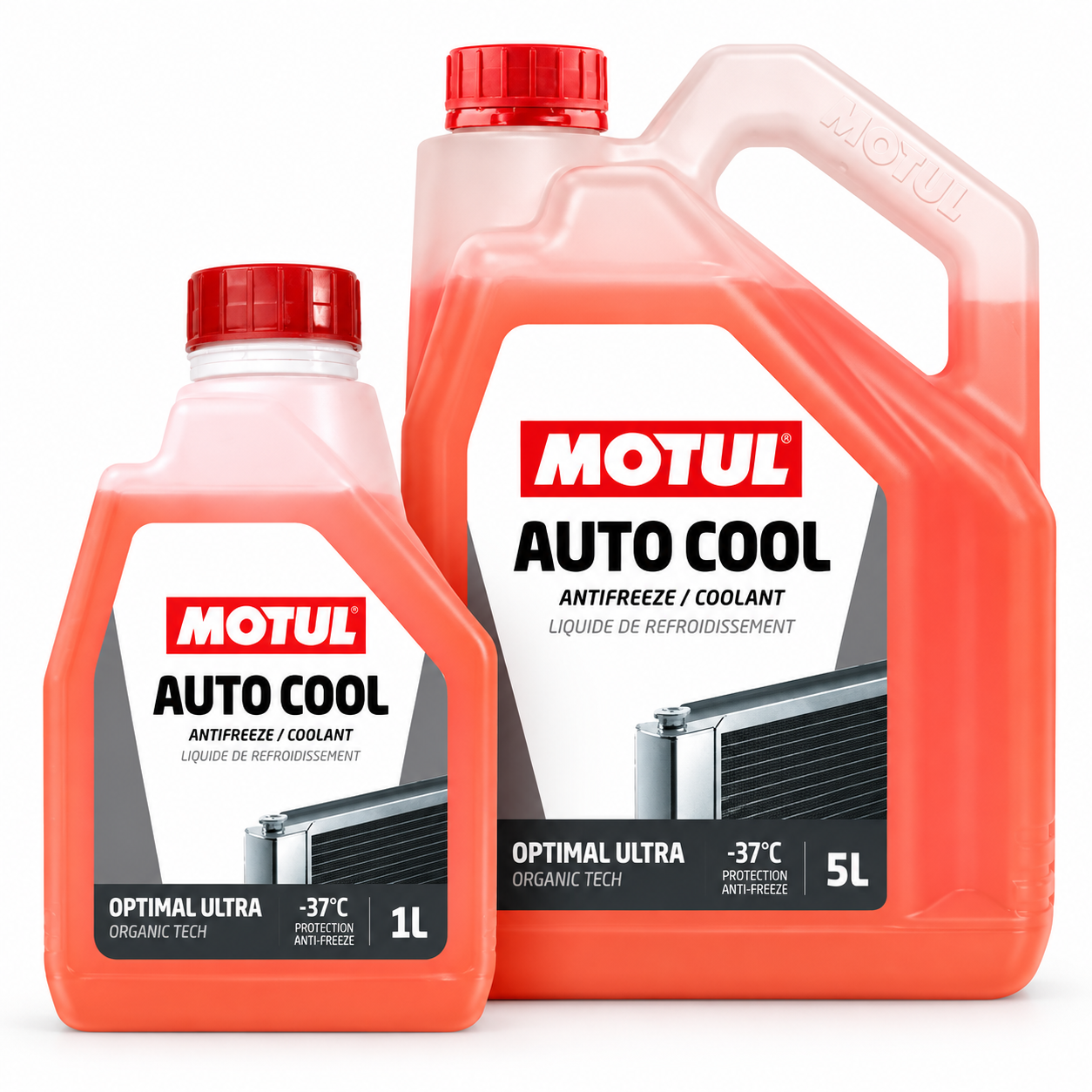 Motul Auto Cool Optimal Ultra Concentrated Antifreeze Coolant -54°C 1L 5L