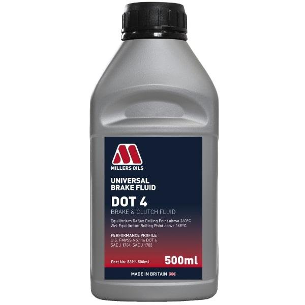 Millers Universal Brake Fluid DOT 4 500ml bottle
