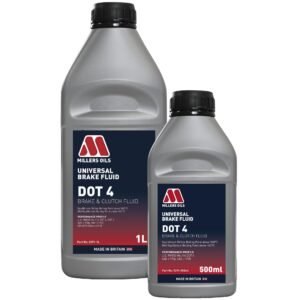 Millers Universal Brake Fluid DOT 4 500ml and 1L Bottles