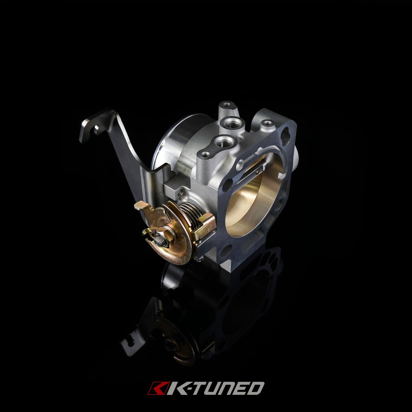 K-Tuned 70mm Cast Throttle Body Dual PRB/RBC Bolt Pattern KTD-70K-DB2 β view 2