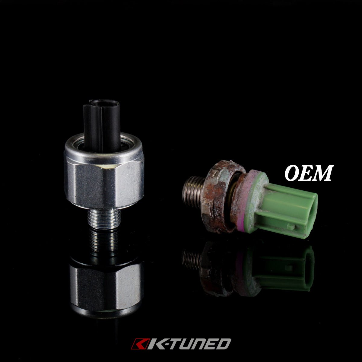 K-Tuned Black Knock Sensor With Plug β Honda K-Series KTD-KNK-300 β view 3