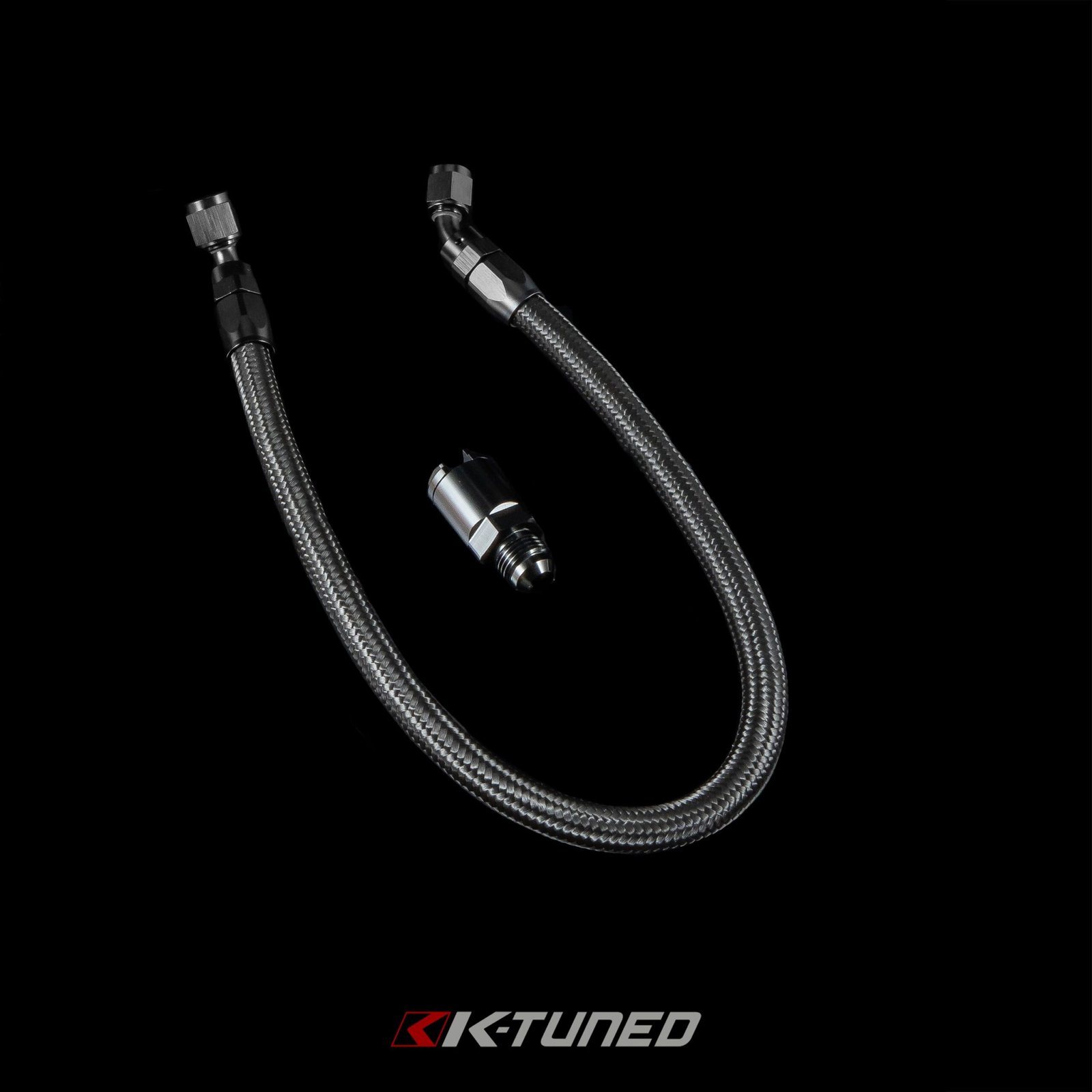 K-Tuned Fuel Line and Fuel Rail Side Feed Black Honda Civic EP3 KTD-KSG-BLK β Center Feed (Tucked Line), No Thanks, Fuel Lines Only (No Rail or Wrench)