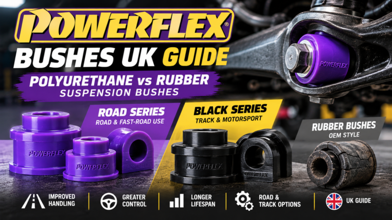 Powerflex Bushes UK Guide: Polyurethane vs Rubber Suspension Bushes
